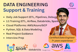 provide expert data engineer support and personalized training