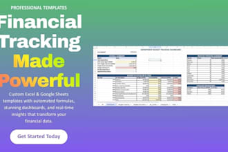 create excel and google sheets financial tracking templates