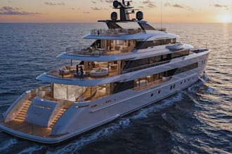 create realistic 3d yacht and boat interior and exterior design