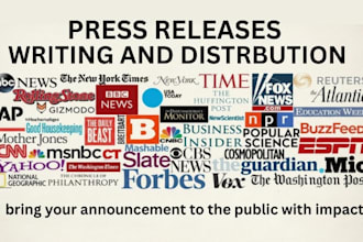 write and distribute press releases, event press release music press release
