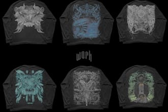 create gothic style and grunge clothing designs