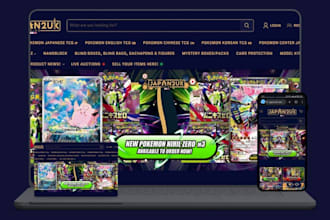 build pokemon shopify store trading card store tcg pokemon trading card website