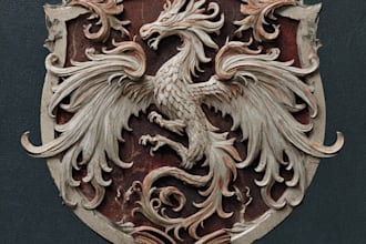 a unique fantasy book novel series logo