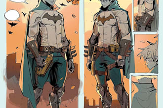 create comic book art