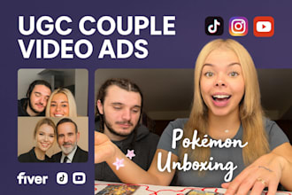create ugc couple video ads for your brand or product