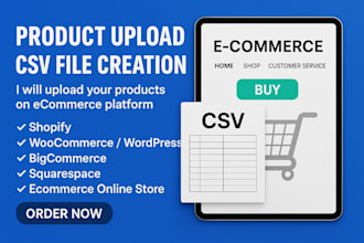add products import product upload listing shopify ebay dropshipping csv file