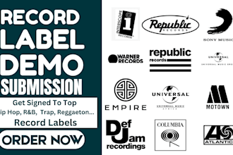 submit your hiphop rnb afrobeats dancehall songs to top active record labels