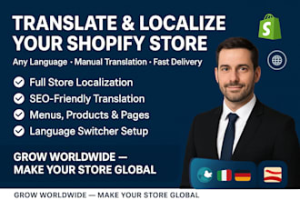 translate localize your shopify store into any language in 24 hours