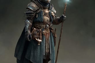 design awesome character dnd rpg fantasy cartoon art and map