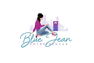 design woman real estate logo