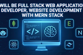 be  full stack developer, website development with mern stack