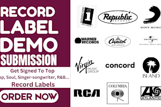 submit your pop soul and singer songwriter music to top active record labels