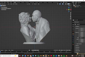 create 3d head realistic face, 3d face, 3d head, head burst