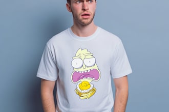 create a funny, meme tshirt design