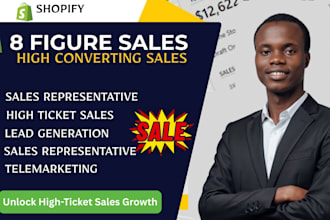 be 8 figure sales closer b2b sales representative b2b lead generation sales rep