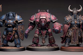 paint your warhammer 40k, sigmar and dnd miniatures