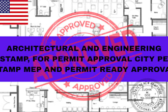 provide permit ready drawing licensed engineer mep plan structural engineer