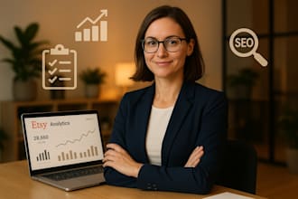 audit your etsy shop and give you a full SEO and sales improvement strategy