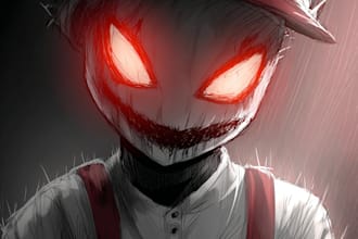make thumbnail youtube horror creepy scary, fnaf ,roblox,minecraft gaming