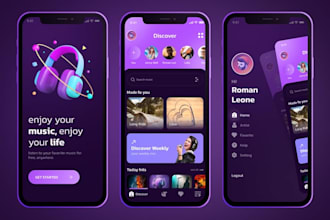 build your live streaming app, music app, chat app for android and ios