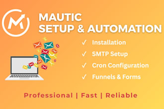 install, configure and optimize mautic for email automation