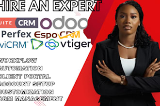 do suitedash suitecrm sugarcrm odoo espocrm civicrm vtiger mautic customization