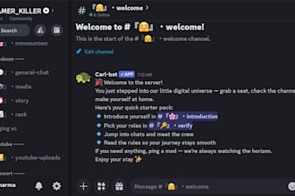 manage your discord server for 7 days