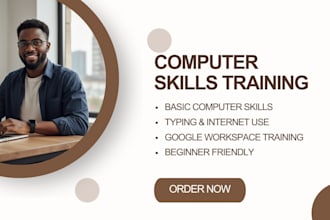 teach  google workspace basic computer skills and  operations