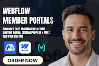 setup descope webflow login authentication webflow saas site