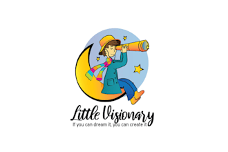 make children arts crafts logo with educational toys brand