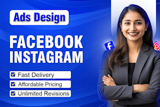 design professional facebook ads and social media posts
