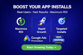 do mobile app promotion with google ads, meta ads for organic app installs