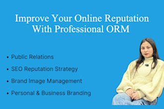 improve your online reputation with professional ORM
