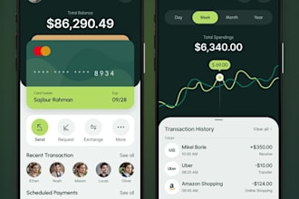 dev neobank wallet app fintech app trading app money transfer app exchange app
