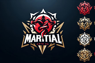 make different martial arts logo for your company