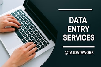 do typing, data entry and handwriting work