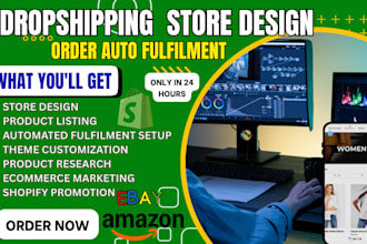 do product listing order auto fulfilment and inventory updates with ebay amazon