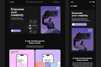 create  interactive website, webflow website, wordpress, wix, business website