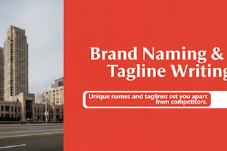 create creative brand names, slogans, and taglines