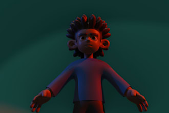 make your 3d character design