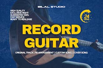 record high quality acoustic or nylon guitar with fast service