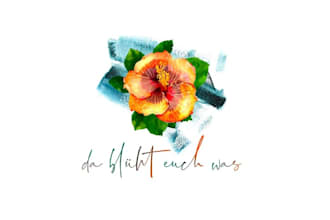 make floral feminine flower shop company logo design