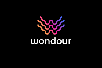design world class logo for technology, startup, sass business