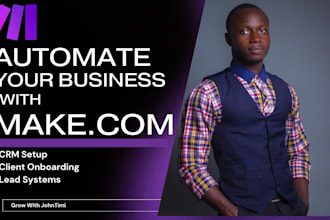 automate your business with make com workflows, make com automations and systems