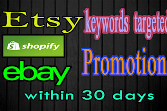 do etsy store promotion for usa audience