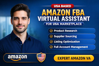 your amazon fba virtual assistant for USA marketplace