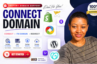 connect domain, godaddy domain, squarespace, wix, cloudflare or fix dns issues