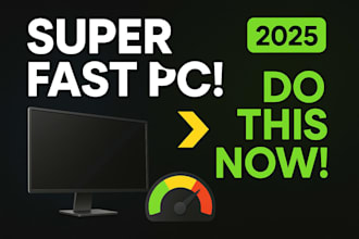 speed up and optimize your windows 10 or 11 PC like a pro