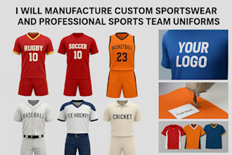 manufacture custom sportswear and professional team uniforms