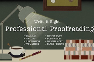 professionally proofread your manuscript fast